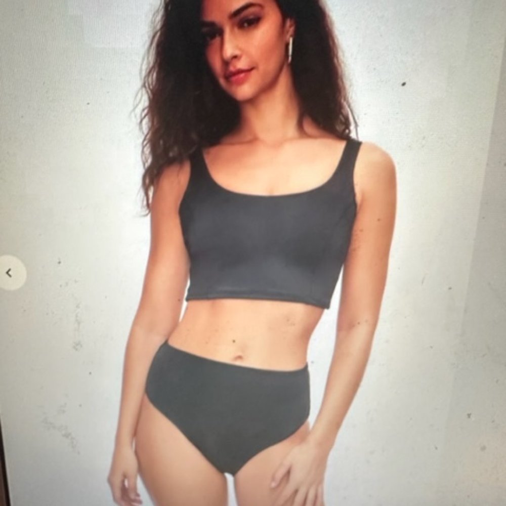 Good American Compression Tank Swim Suit